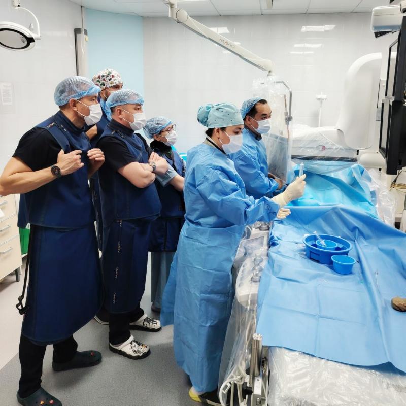 В областном кардиологическом центре состоялся научно-образовательный мастер-класс на тему современных методов диагностики и лечения варикозной болезни малого таза