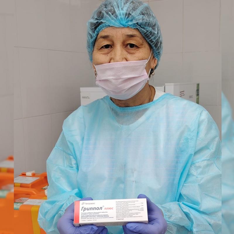 В Павлодарском областном кардиологическом центре стартовала вакцинация против гриппа ????