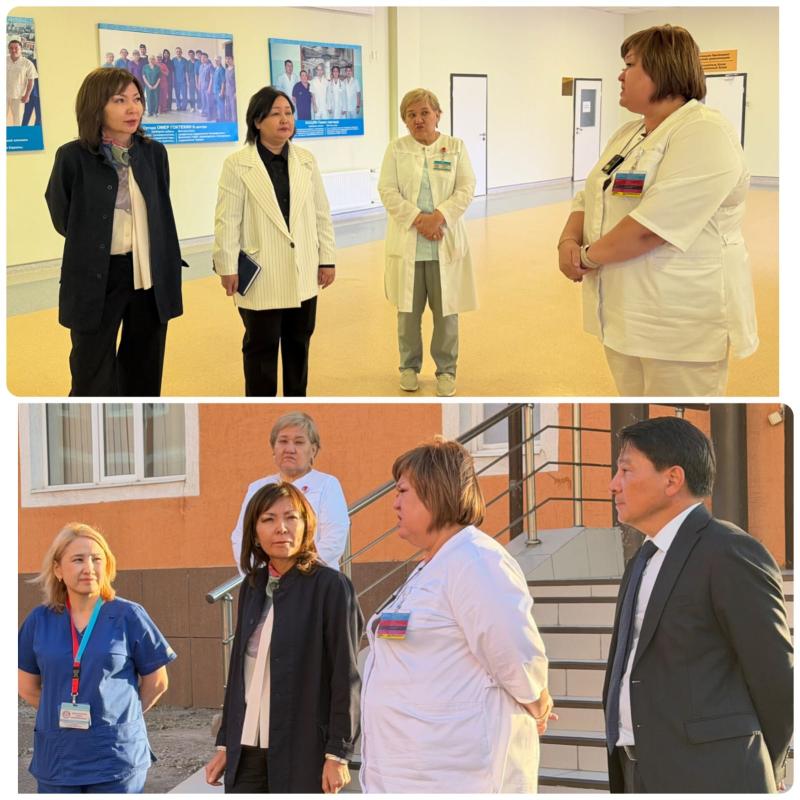 Павлодар облысына жұмыс сапары аясында Қазақстан Республикасы Үкіметі Аппаратының өңірлік инспекторы Сәуле Ордабайқызы Нұрғожина Павлодар облыстық кардиологиялық орталығына барды.